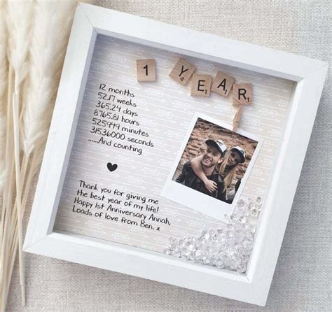 1st year anniversary gifts for him paper